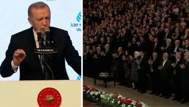 Cumhurbaşkanı Erdoğan, İlim Yayma Vakfı Genel Kurulu’nda konuşma yaptı