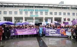 Nilüfer’de Kadınlar 8 Mart’ta Yürüdü