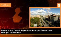 Sanayi ve Teknoloji Bakanı Kacır, Organize Sanayi Bölgesi’nde Açılış Törenine Katıldı