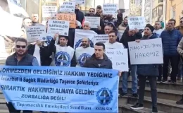 Taşeron Şoförler Sağlık Bakanlığı’na Seslendi