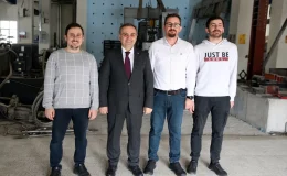 ERÜ Melikgazi Belediyesi Deprem Araştırma Laboratuvarı’nda Bilyeli Sistem İzolatör Üretimi Yapıldı