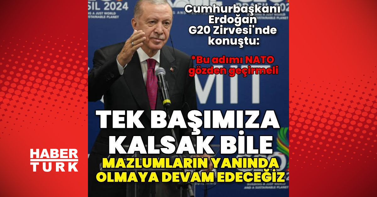 Cumhurbaşkanı Erdoğan’dan önemli açıklamalar