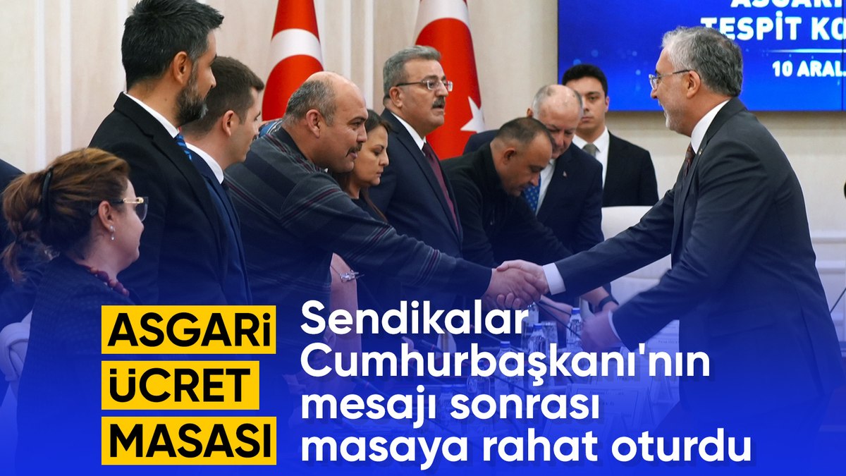 Asgari ücret pazarlığı başladı: Taraflar ilk kez masaya oturdu