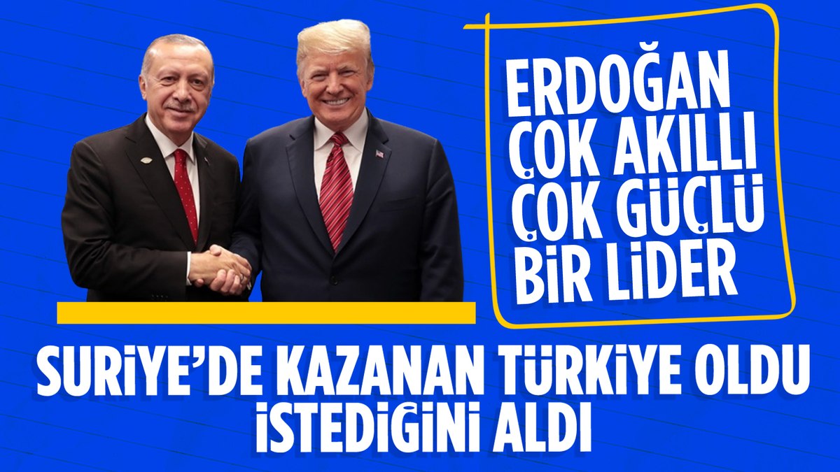 Donald Trump’tan Cumhurbaşkanı Erdoğan’a övgüler